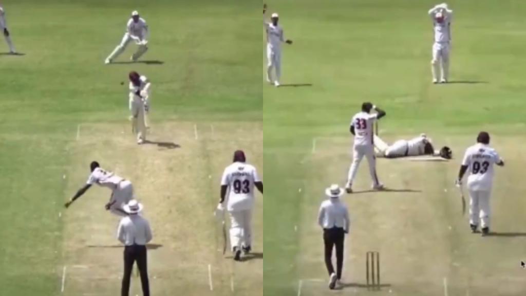 Phil Hughes Moment in West Indies: Match Suspended as Batter Survives Terrifying Close Call