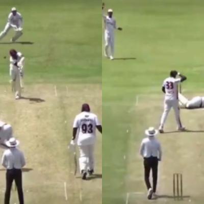 Phil Hughes Moment in West Indies: Match Suspended as Batter Survives Terrifying Close Call